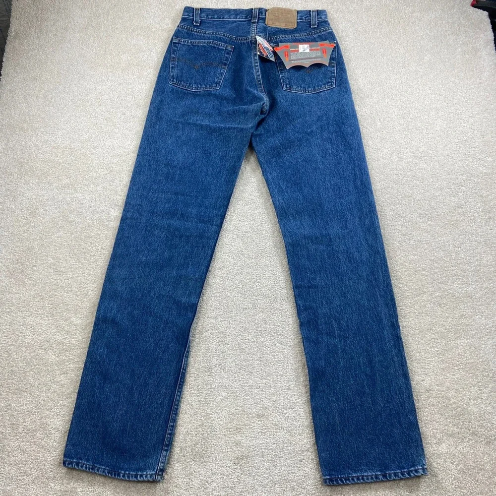 Vintage 1989 Levis 501 Jeans Mens 30x34 Stonewashed Button Fly Made in USA